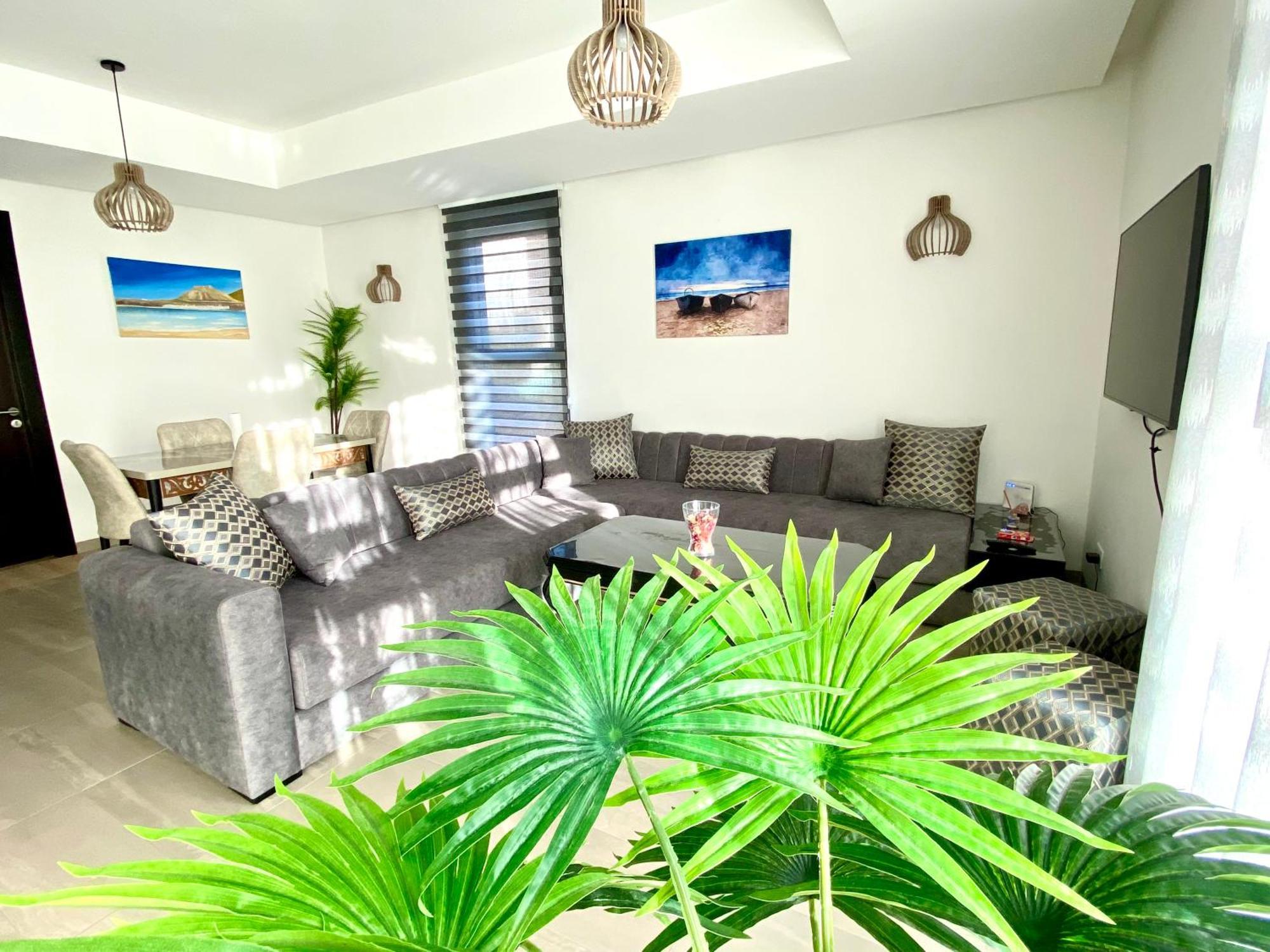 Luxurious Golf & Sea View Beach Apartment With Pool Access - Tamourrit, Taghazout Bay Esterno foto